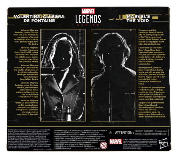 Thunderbolts Marvel Legends Action Figure 2-Pack Valentina Allegra de Fontaine & Marvel's The Void 1 1