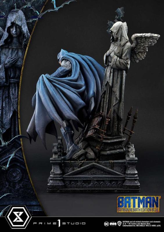 Batman Ultimate Premium Masterline Series Statue 1/4 Batman Rebirth Edition Blue 71 cm