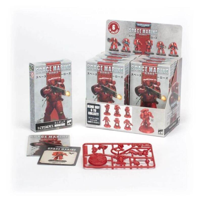 Warhammer 40.000 Space Marine Heroes Miniatures Blood Angels Collection 2 Display (8)