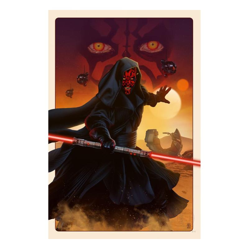 Star Wars Art Print Darth Maul: The Phantom Menace 41 x 61 cm - unframed