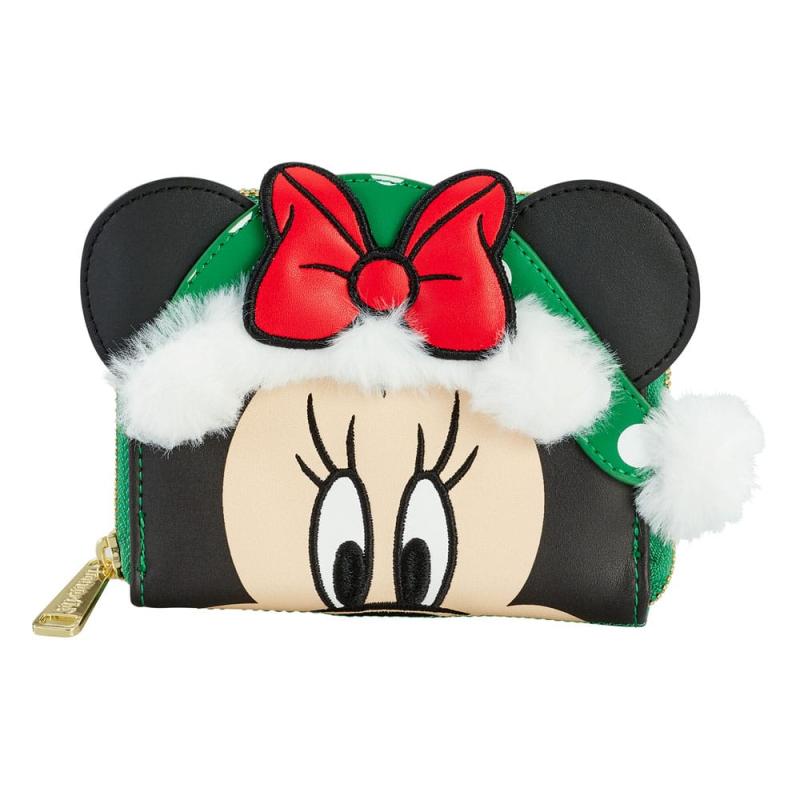 Disney by Loungefly Wallet Minnie Mouse Polka Dot Christmas heo Exclusive