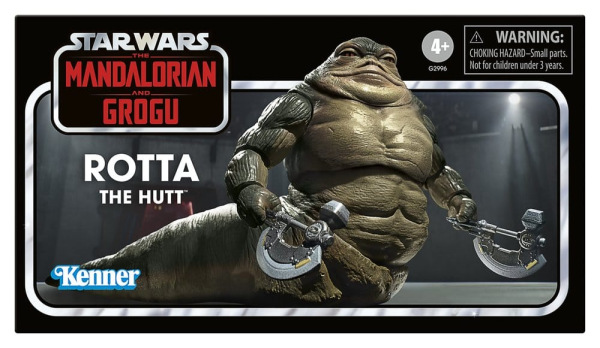Star Wars: The Mandalorian and Grogu Vintage Collection Action Figure Rotta the Hutt 10 cm 8