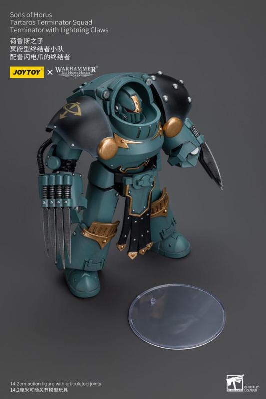 Warhammer The Horus Heresy Action Figure 1/18 Tartaros Terminator Squad Terminator With Lightning Cl