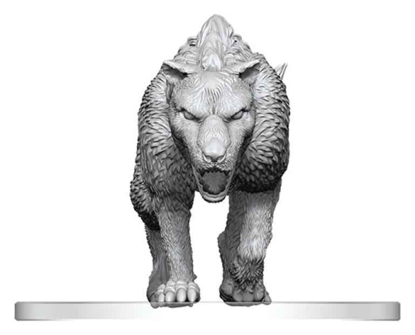 Pathfinder Battles Deep Cuts Unpainted Miniature Hyaenodon 13 cm