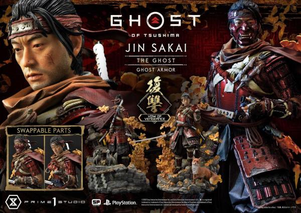 Ghost of Tsushima: Jin Sakai, The Ghost Vow of Vengeance 1/4 Statue - Prime 1 Studio