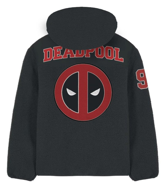 Marvel Sherpa Jacket Deadpool Logo 1