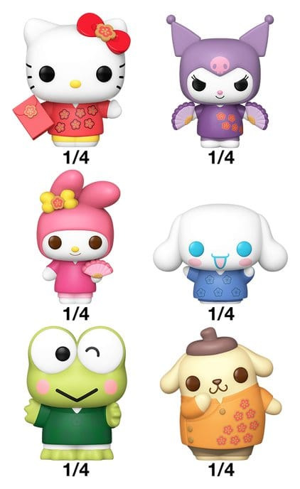 Hello Kitty & Friends Bitty POP! Vinyl Figure Display (24) PDQ 2,5 cm 1