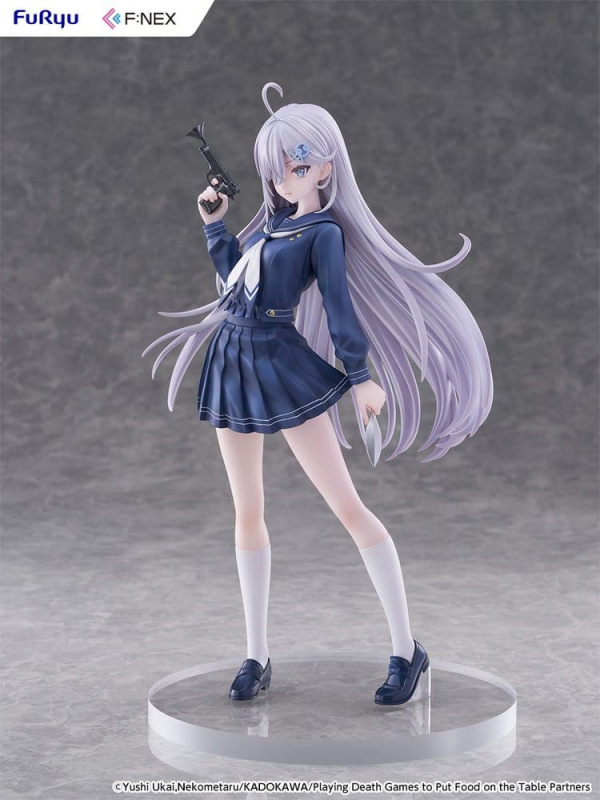 Playing Death Games to Put Food on the Table PVC Figure 1/7 Yuki School Uniform Ver. 24 cm 9