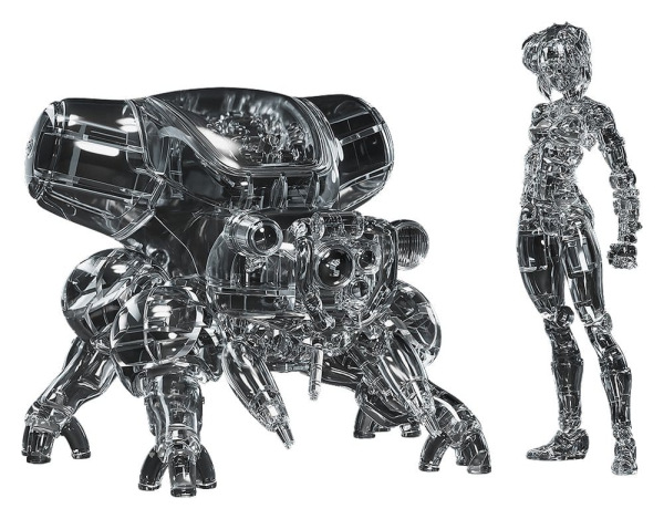Ghost in the Shell PLAMAX minimum factory Plastic Model Kit Motoko Kusanagi with Fuchikoma: Thermopt