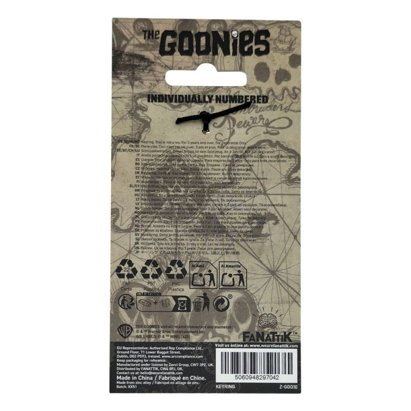The Goonies Keychain 40th Anniversary Copper Bones Limited Edition 2