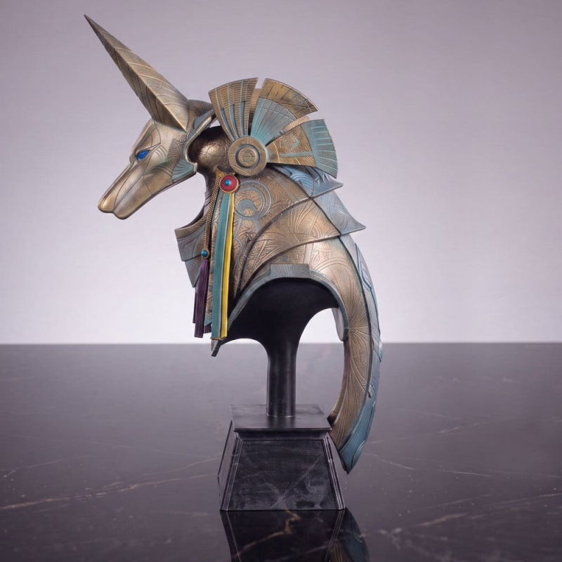 Stargate Desktop Replica Helmet Replica Jackal Guard Helmet Anubis 15 cm 5