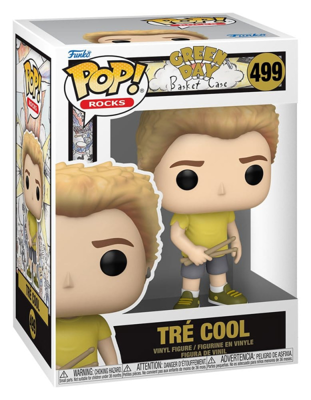 Green Day POP! Rocks Vinyl Figure Tre Cool (Basket Case) 9 cm 1