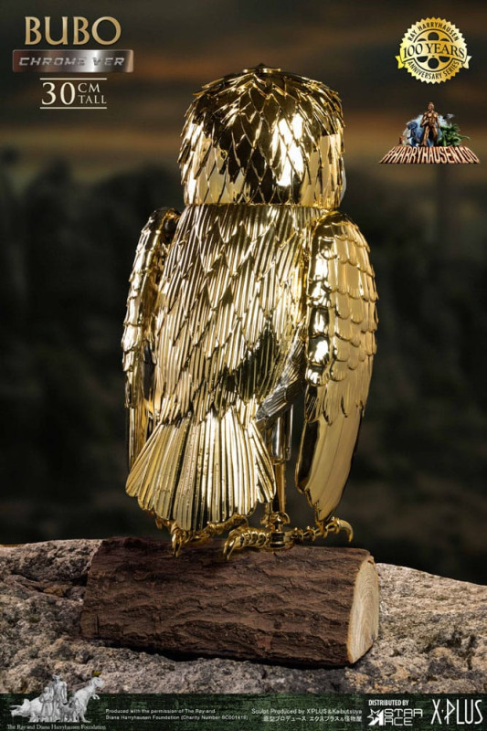 Bubo the Mechanical Owl Soft Vinyl Statue Ray Harryhausen's Bubo Chrome Ver. 30 cm 9
