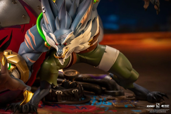 League of Legends Statue 1/10 2XKO Jinx & Warwick Diorama 37 cm 9