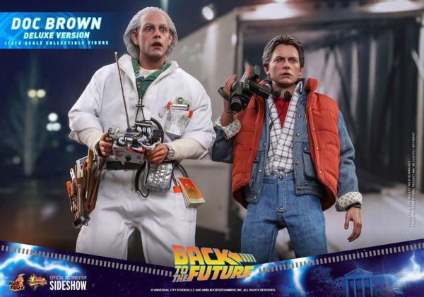 Back To The Future Movie Masterpiece Action Figure 1/6 Doc Brown (Deluxe Version) 30 cm