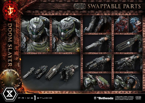 DOOM: The Dark Ages Ultimate Premium Masterline Series Statue 1/4 DOOM Slayer Deluxe Version 77 cm 4