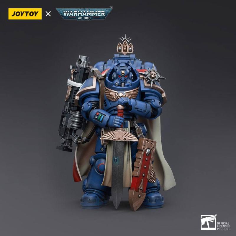 Warhammer 40k Action Figure 1/18 Ultramarines Captain with Master-Crafted Heavy Bolt Rifle 12 cm 8