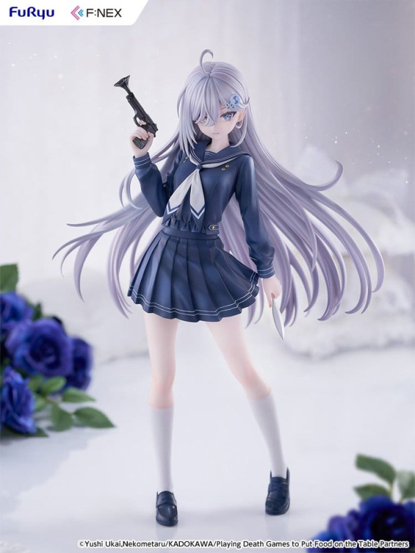 Playing Death Games to Put Food on the Table PVC Figure 1/7 Yuki School Uniform Ver. 24 cm 5