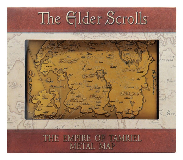 The Elder Scrolls Replica Metal Map of Tamriel Limited Edition 15 x 13 cm 5
