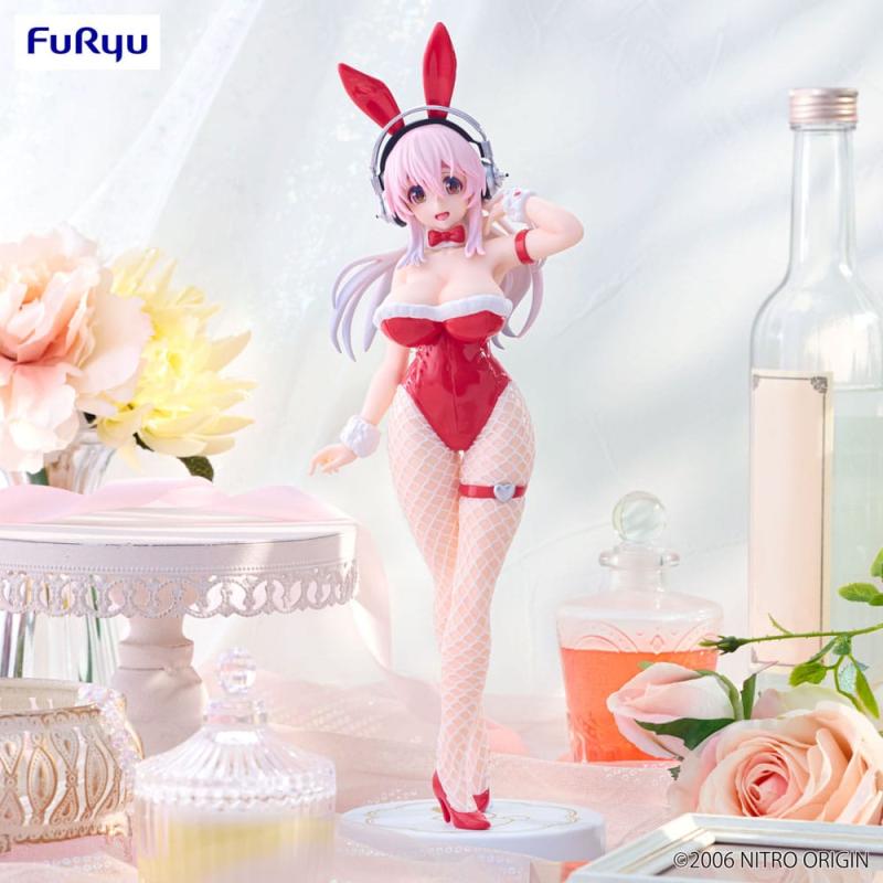 Super Sonico BiCute Bunnies PVC Statue Red Color Ver. 30 cm 6