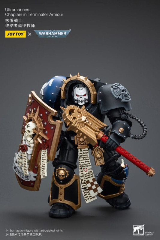 Warhammer 40k Action Figure 1/18 Ultramarines Chaplain in Terminator Armour 12 cm 7
