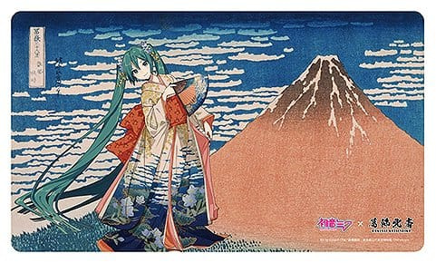 Hatsune Miku x Katsushika Hokusai iXima Desk Mat Fine Wind, Clear Morning