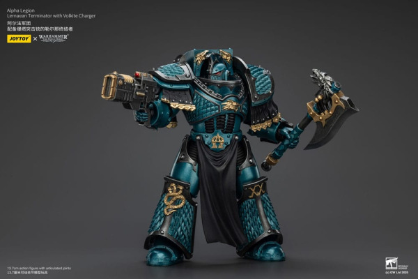 Warhammer The Horus Heresy Action Figure Alpha Legion Lernaean Terminator with Volkite Charger 20 cm 6