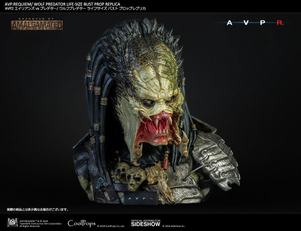Wolf Predator Life-Size Bust - CoolProps 1