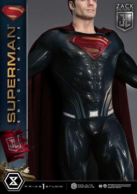 Zack Snyder's Justice League Real Elite Masterline Series Statue 1/3 Superman Knightmare Color Editi 12