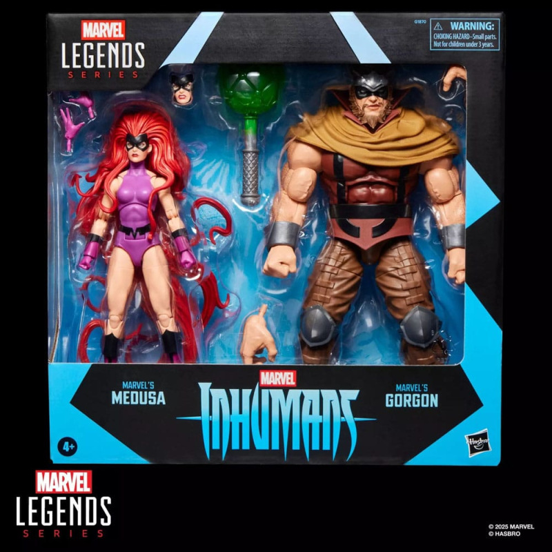 Inhumans Marvel Legends Action Figure 2-Pack Marvel's Medusa & Marvel's Gorgon 15 cm 5