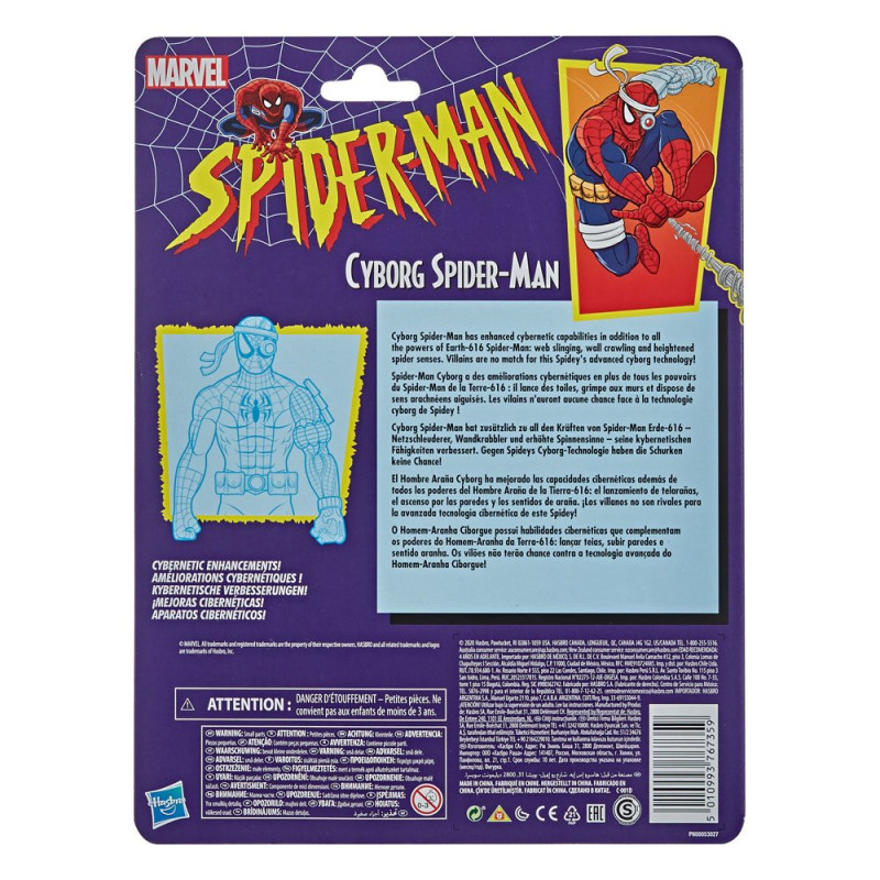 Spider-Man Marvel Retro Collection Action Figure Cyborg Spider-Man 15 cm 1