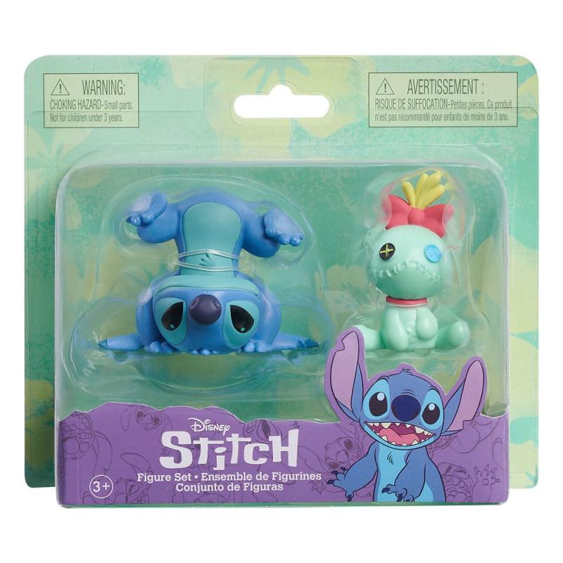 Lilo & Stitch Mini Figure 2-Pack Scrump & Upside Down Stitch 7 cm