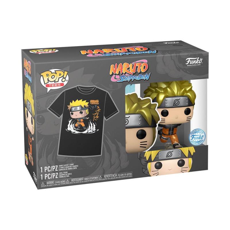 Naruto POP! & Tee Box Naruto Running Size M