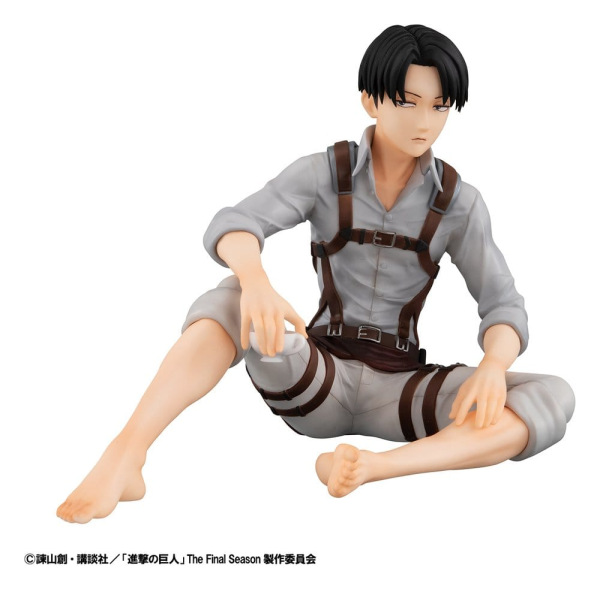 Attack on Titan G.E.M. Series PVC Figure Squad Captain Levi Palm Size 9 cm 2
