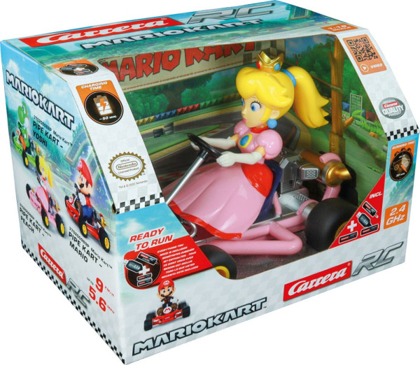 Super Mario Kart RC remote-controlled Car 1/18 2.4GHz Pipe Kart Peach 11