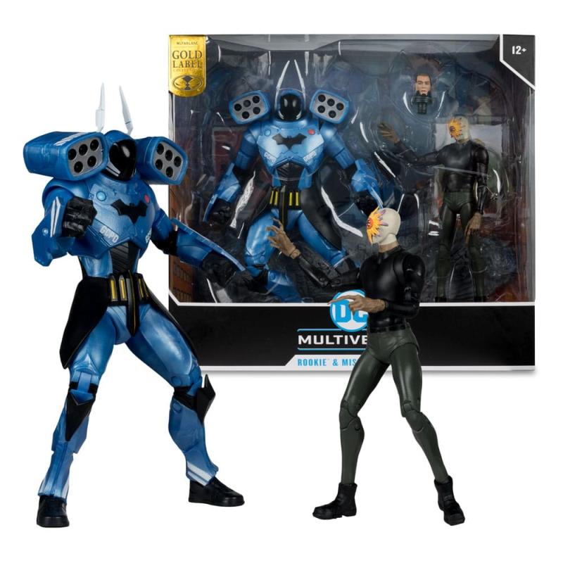 DC Multiverse Action Figure 2-Pack Rookie & Mr. Bloom (Batman: Endgame) (Gold Label) (SDCC) 18 cm