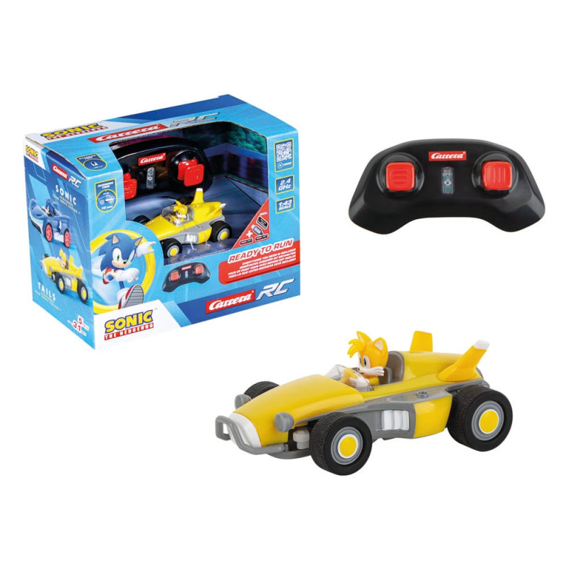 Sonic the Hedgehog RC remote-controlled Car 1/43 2.4GHz Mini Tails 1
