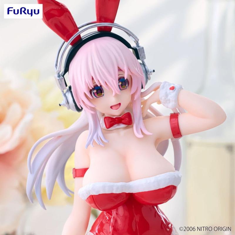 Super Sonico BiCute Bunnies PVC Statue Red Color Ver. 30 cm 8