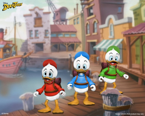 DuckTales Ultimate Action Figures 3-Pack Huey, Dewey, and Louie 18 cm 3