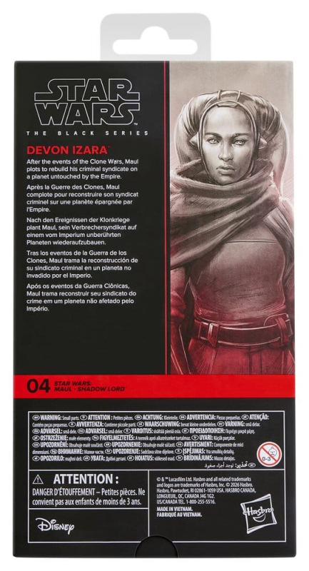 Star Wars: Maul - Shadow Lord Black Series Action Figure Devon Izara 15 cm 6