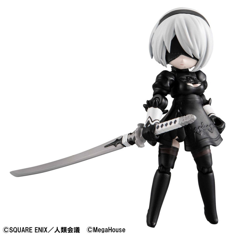 NieR: Automata Ver1.1a Desktop Army Action Figure 2B 8 cm 1