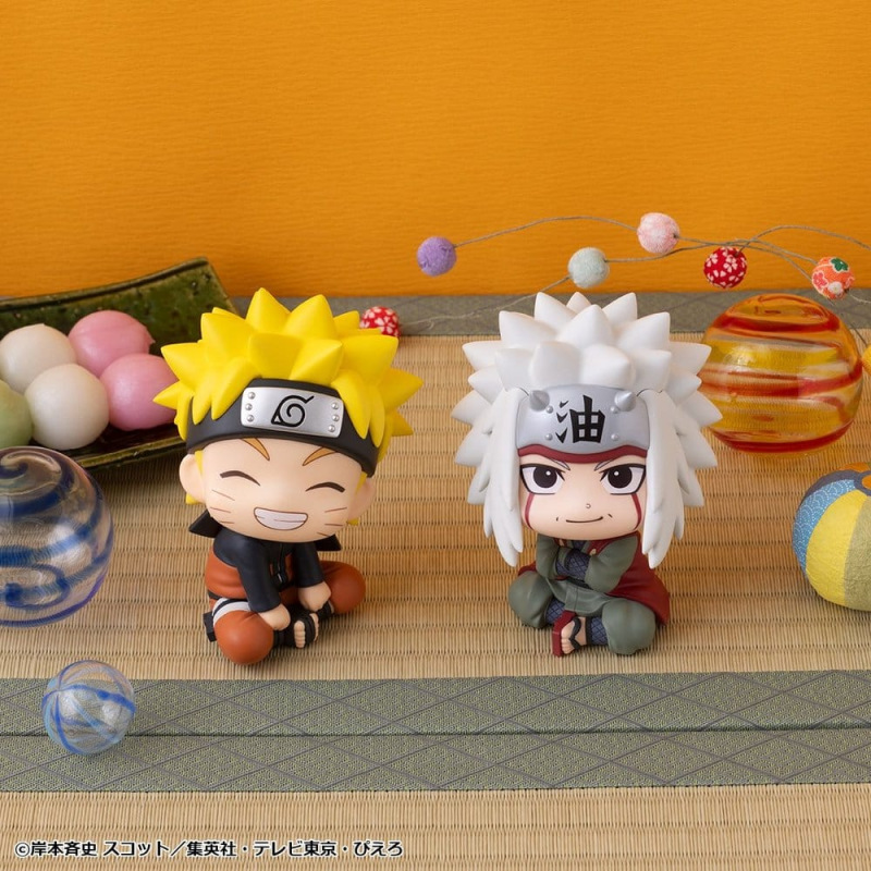 Naruto Shippuden Look Up PVC Figures 2-Pack Naruto Uzumaki Smile Ver. & Jiraiya 11 cm (with gift) 2