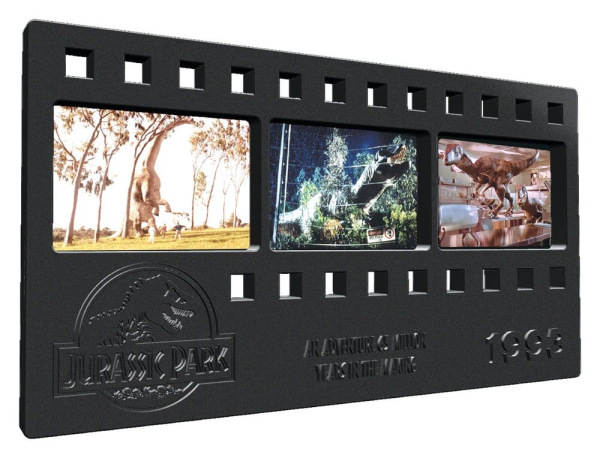 Jurassic Park Ingot Metal Film Strip Collectible 12 cm 1