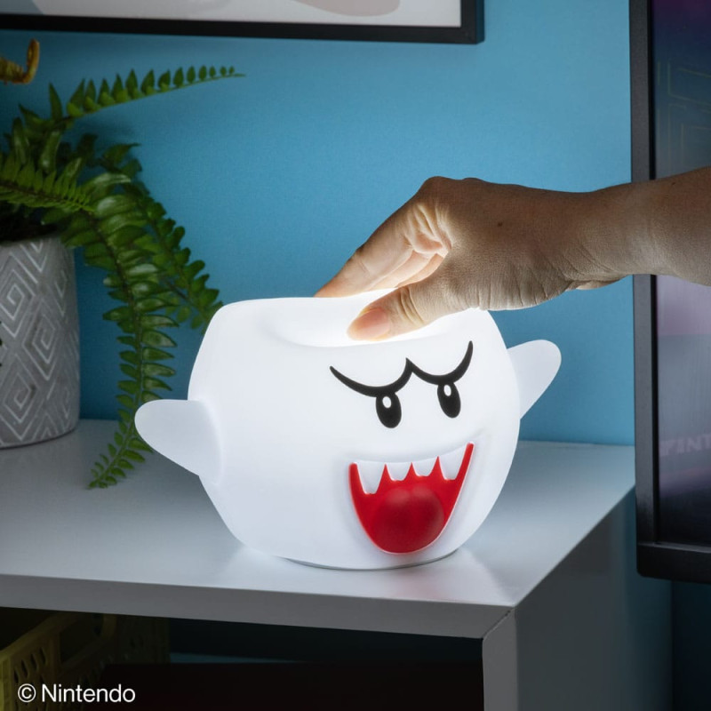 Super Mario Squishy Glo Silicon Light Boo 14 cm 1