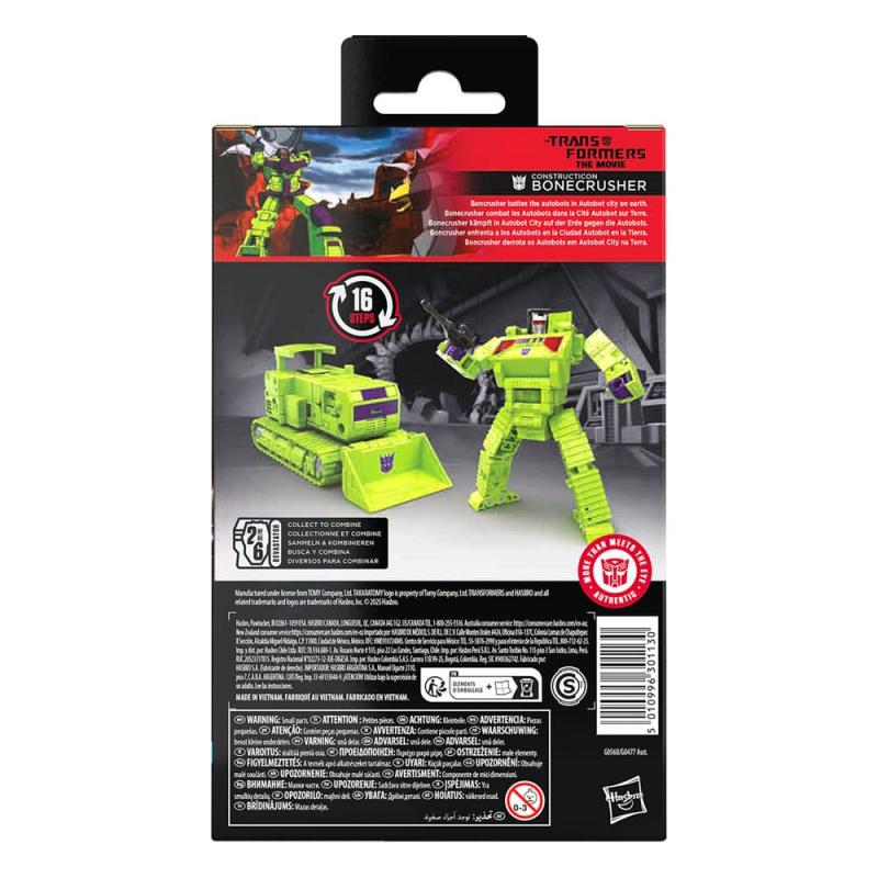 The Transformers: The Movie Generations Studio Series Deluxe Class Action Figure Constructicon Bonec 1