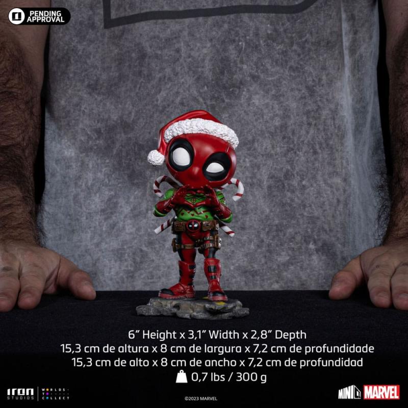 X-Men Mini Co. PVC Figure Deadpool Christmas Version 15 cm