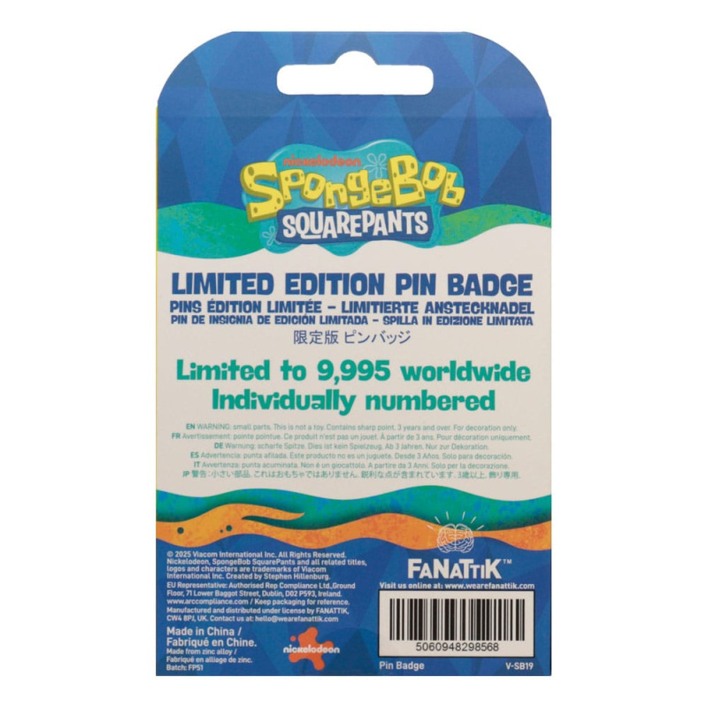 Spongebob Squarepants Pin Badge Rainbow Limited Edition 1