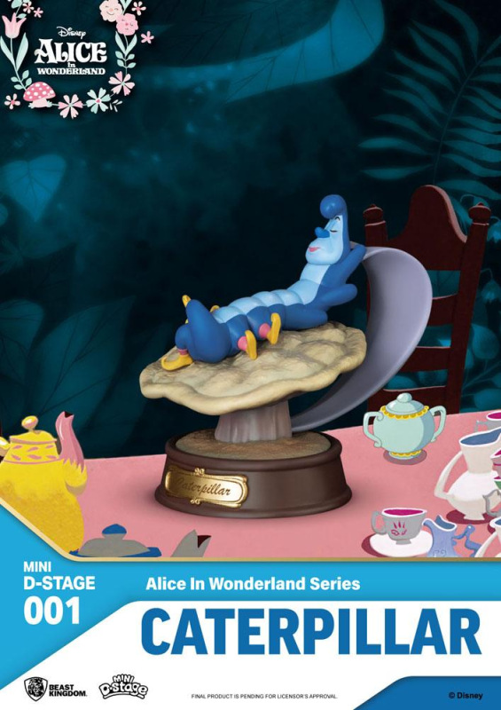 Alice in Wonderland Mini Diorama Stage Statues 6-pack 10 cm 6