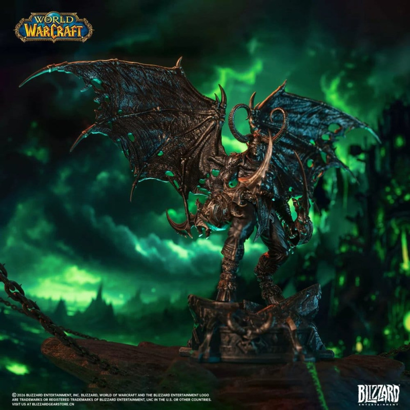 World of Warcraft 1/10 Scale Statue Illidan Stormrage (Bronze-Colored) 34 cm 1