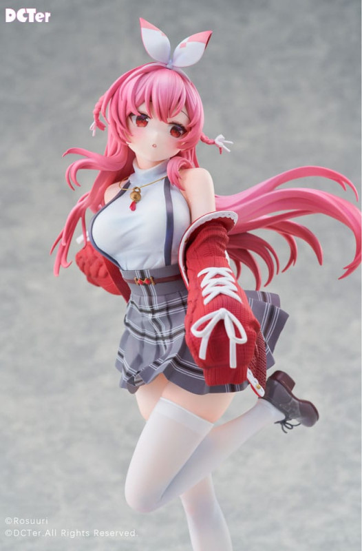 Rosuuri Original Character PVC Statue 1/7 White Rabbit Rosu Casual Clothes Ver. 25 cm 12